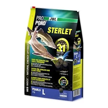 Krmivo pro rybičky JBL Hlavní krmivo pro velké jesetery PROPOND STERLET L, 3 kg