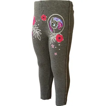 Dívčí oblečení Sun City Dívčí legíny MY LITTLE PONY stříbrný lampas a kamínky Barva: Šedá, Velikost: 104