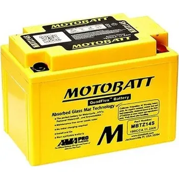 Motobaterie MOTOBATT MBTZ14S 12V 11,2Ah 190A motobaterie (YTZ12S, YTZ14S)