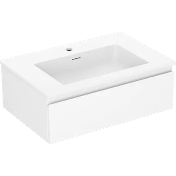 Koupelnový nábytek Mexen Orio koupelnová skříňka 70 cm s umyvadlem Otis, 1 zásuvka, bílá matná - 91A10-07023-1-BF01-W18M01 Skříňky s umyvadlem