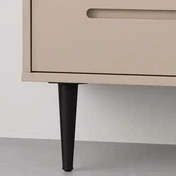 Nábytkové kování Paradox Nábytková noha GLOBAL / Černá matná 180 mm