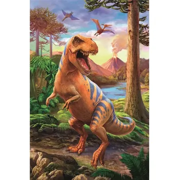 Puzzle TREFL Puzzle Úžasní dinosauři: Tyrannosaurus 54 dílků