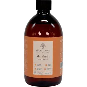 Masážní přípravek Tělový masážní olej Mandarinka (Mandarin) - GAIA SPA Objem: 500ml