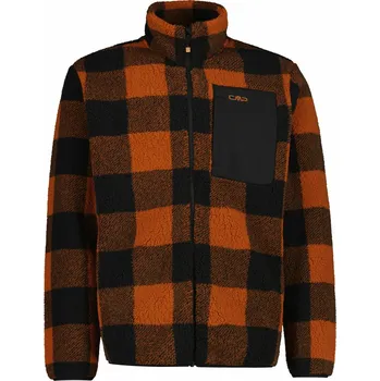 Pánská bunda CMP Pineto fleecová bunda - 0 - oranžová | hnědá - 48