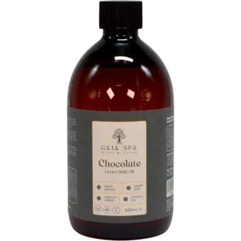 Masážní přípravek Tělový masážní olej Čokoláda (Chocolate) - GAIA SPA Objem: 500ml