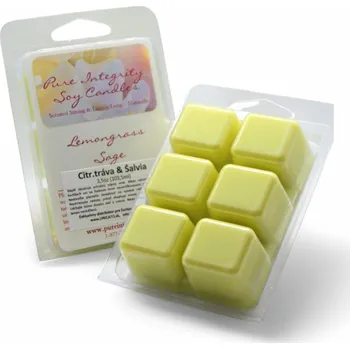 vonný vosk Pure Integrity USA Vonný sójový vosk CITRONOVÁ TRÁVA ŠALVĚJ 3,5oz (103g)