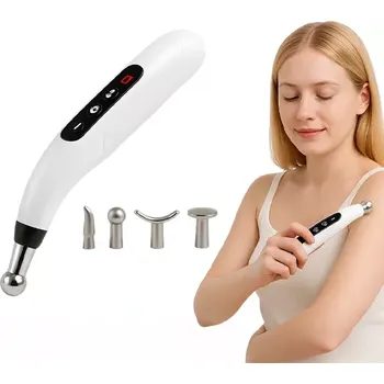 Masážní přístroj VERK Elektrostimulační akupunkturní pero s LCD displejem