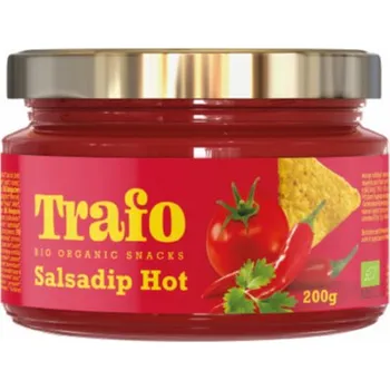 Omáčka Trafo | Bio Salsa dip - pikantní ostrý rajčatový dip, fantastický k tortilla chipsům - 200 g