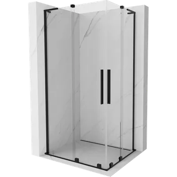 Mexen Velar L Duo sprchová kabina posuvná 100 x 90 cm, transparentní, černá - 871-100-090-02-03-70 Sprchové kouty