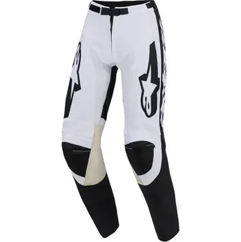 Moto kalhoty Alpinestars Racer Riway pants white/black vel. 32