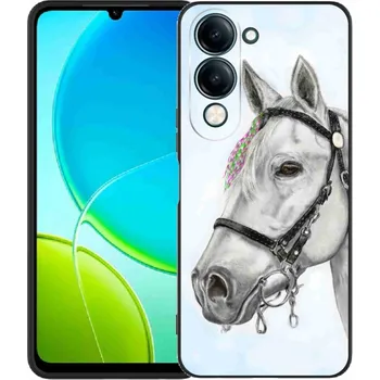 Pouzdro na mobilní telefon Gelový kryt mmCase na Vivo Y29s 5G - bílý kůň 1