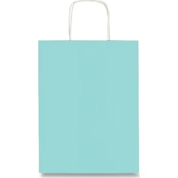 Dárková taška Ostatní Dárková taška Tinta Unita Pastel 220 x 100 x 270 mm akvamarín, zelená