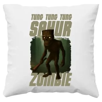 Žertovný předmět Tung Tung Tung Sahur zombie - baseballová pálka - Italian Brainrot - polštář s potiskem- Tričkový.cz