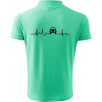 Pánská košile EKG řidič - Polokošile pánská Pique Polo 203 - 5XL ( Mátová )