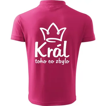 Král toho co zbylo - Polokošile pánská Pique Polo 203 - 5XL ( Purpurová )