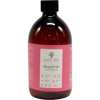Masážní přípravek Tělový masážní olej Grep (Grapefruit) - GAIA SPA Objem: 500ml