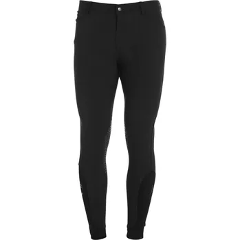 Jezdecké kalhoty Pánské rajtky EQUESTRO SLIM FIT 56 Černá