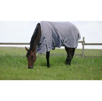 Deka pro koně Nepromokavá deka pro koně EQUITHME TYREX 1200D 50g - VÝPRODEJ Taupe 125 cm (175)