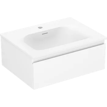 Koupelnový nábytek Mexen Orio koupelnová skříňka 60 cm s umyvadlem Vela, 1 zásuvka, bílá mat - 91A10-06023-1-BF01-W23M01 Skříňky s umyvadlem