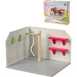 KIDS GLOBE Mycí box pro koně 1:24 DŘEVĚNÁ STAVEBNICE