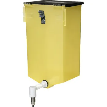 Chov hospodářského zvířete Napáječka závěsná 1 litr s niplem a kolínkem, made in Germany