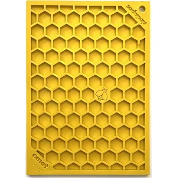 Hračka pro psa Sodapup Lízací podložka eMat malá, Honey – žlutá