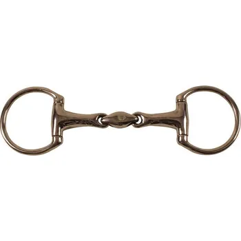 Udidlo pro koně Udidlo oliva 2x lomené Umbria Equitazione 18mm 14,5 cm