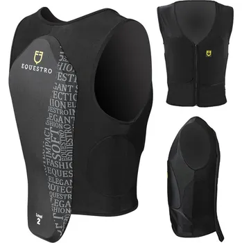 Jezdecká bezpečnostní vesta Dětský páteřní chránič Equestro 12 let