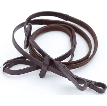 Gumové protiskluzové otěže Premier Equine Diego Černá