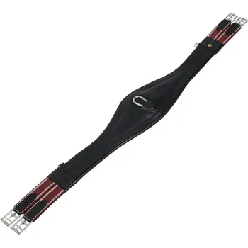 Podbřišník Kožený skokový podbřišník Equestro Černá 100 cm (5'0")