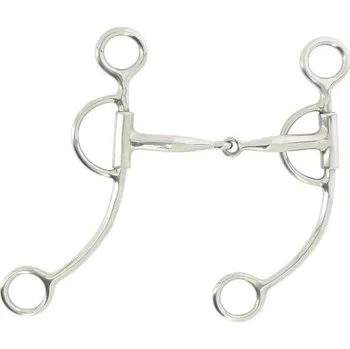 Udidlo pro koně Westernová páka FEELING "BRISÉ” WESTERN BIT 12,5 cm