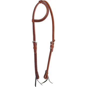 Věšák na sedlo a uzdečku Westernová uzdečka jednouška POOL'S Basket Hnědá