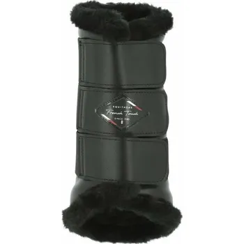 Ochrana nohy a ocasu Kamaše pro koně Equitheme FRENCH TOUCH šedá