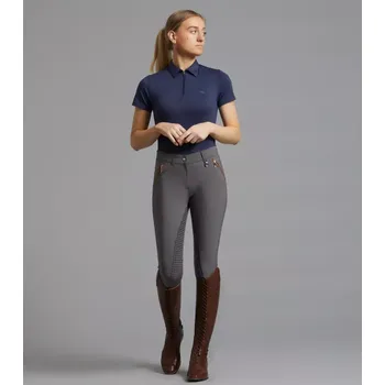 Jezdecké kalhoty Dámské jezdecké rajtky Premier Equine Milliania 40 Šedá