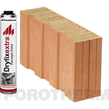 zdivo Wienerberger Porotherm 44 T Profi Dryfix 1/2, 123 x 440 x 249 mm