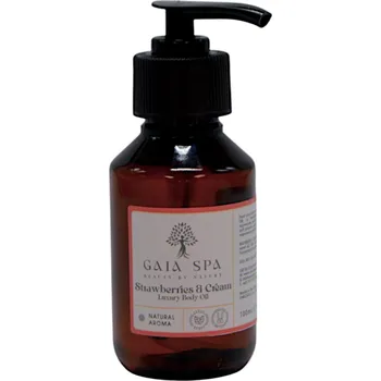 Masážní přípravek Tělový masážní olej Jahody se šlehačkou (Strawberries & Cream) - GAIA SPA Objem: 100ml