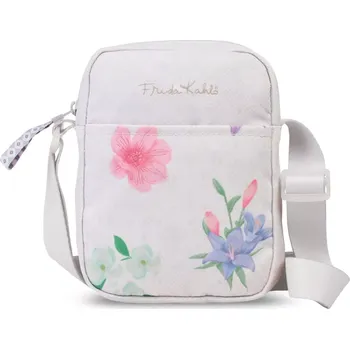 Kabelka Dámská taška béžová se vzorem květin - Frida Kahlo 62220-1600 - lehká, praktická a ideální pro každodenní nošení | Cooltovka.cz