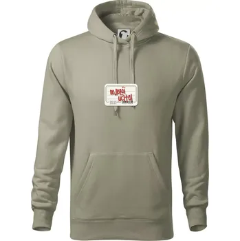 Pánská mikina Nejlepší učitel sešit - Mikina pánská Cape s kapucí - 5XL ( Light khaki )
