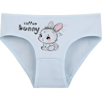 Dívčí spodní prádlo Donella Dětské kalhotky Bunny: světle modrá 6 - 7