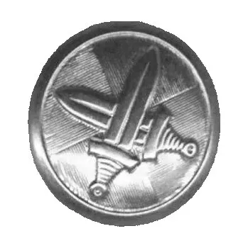 Knoflík ARMÁDNÍ ORIGINÁL AČR Knoflík AČR velký stříbrný 21mm