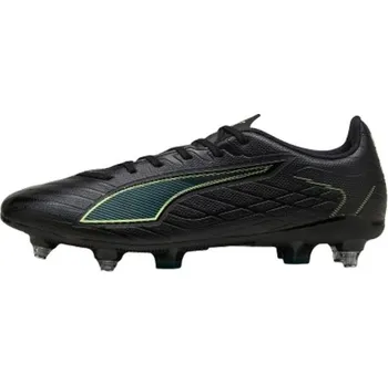 Kopačky Pánské lisokolíky Puma ULTRA 6 PLAY MXSG 9.5 Černá, Tmavě zelená