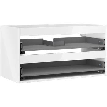 Koupelnový nábytek Mexen Box-A korpus skříňky pod umyvadlo 90 cm, 2 zásuvky, bílý lesk - 91AX0-0900-470-2-00 Korpusy skříněk