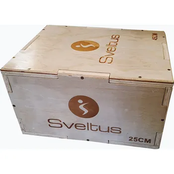 Úložný box Dřevený malý plyometrický box Sveltus Wood Plyobox Small 4602