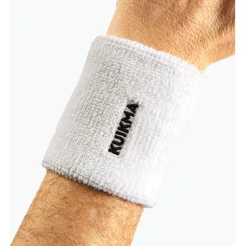 Potítko KUIKMA Tenisové potítko TP100 bílé WHITE BÍLÁ|ČERNÁ