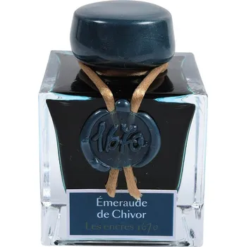 J. Herbin Inkoust J.Herbin 1670, 50 ml - Émeraude de Chivor