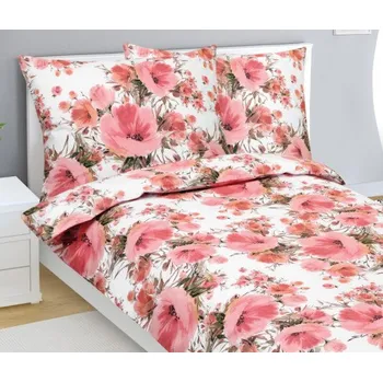 Povlečení Bellatex Povlečení bavlna, Růžový Ibišek - 140x200, 70x90cm