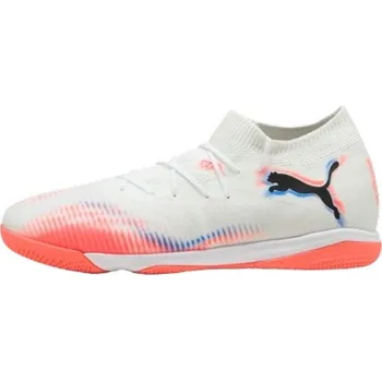 Kopačky Pánské sálovky Puma FUTURE 8 MATCH IT 10.5 Bílá, Oranžová, Černá
