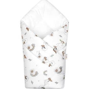 Zavinovačka Baby Nellys Kojenecká zavinovačka Klasik Kačátko, bílá / béžová