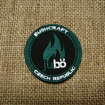 Nášivka JUBÖ Nášivka se suchým zipem Bushcraft Czech Republic - zelená