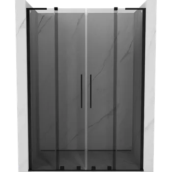 Sprchové dveře Mexen Velar L Duo posuvné sprchové dveře 140 cm, grafit, černé - 871-140-003-42-70 Sprchové dveře